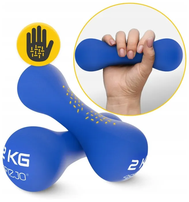 Гантели виниловые 4FIZJO 8-shape 2 x 2 кг (P-5907739312020)