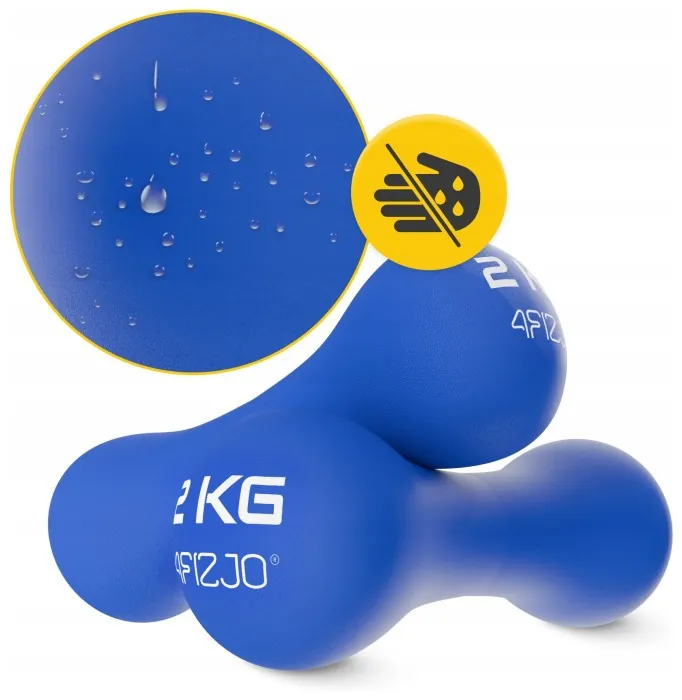 Гантели виниловые 4FIZJO 8-shape 2 x 2 кг (P-5907739312020)