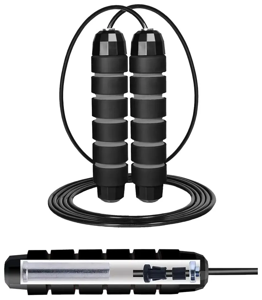Скакалка швидкісна для кросфіту Cornix Speed Rope Classic з обтяженням XR-0353 Black (LFXR-0353)
