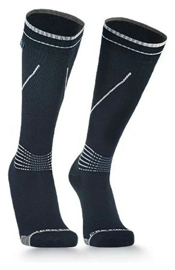 Водонепроникні шкарпетки Dexshell Longlite Socks 2.0, сірі полоски, розмір S (36-38) (FNR_DS72506JBG-S)