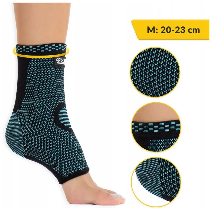 Фіксатор (бандаж) для гомілкостопу 4FIZJO 1 шт Size M (P-5907739318039)