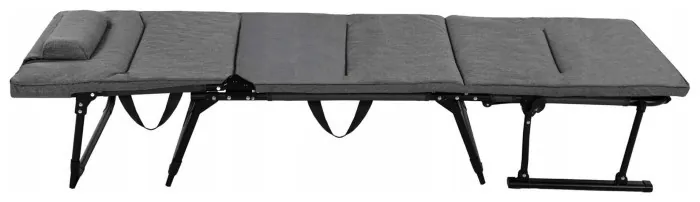 Крісло-розкладачка садове Springos складне GC0067 Grey/Black