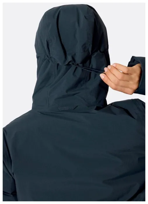 Женская зимняя пуховая куртка Rab Valiance Jacket Wmns, Galaxy Blue, 10