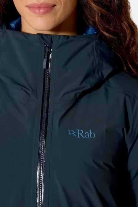 Женская зимняя пуховая куртка Rab Valiance Jacket Wmns, Galaxy Blue, 10