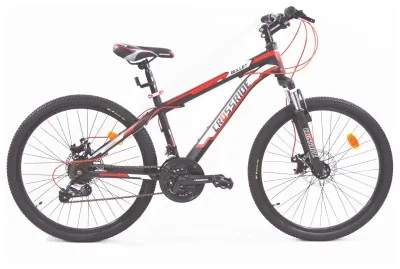 Велосипед CROSSRIDE 24 MTB ST "BULLET", Черно-красный