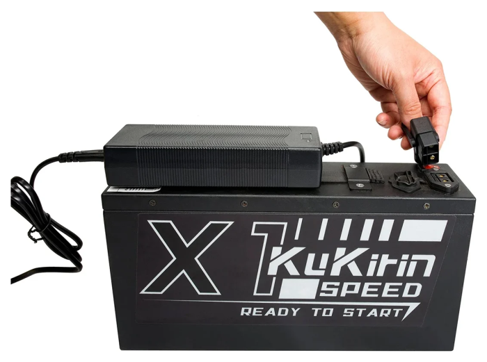 Электробайк KUGOO KIRIN X1 (1000 Вт; 20,8 А/час; 48 В, с ручкой газа)