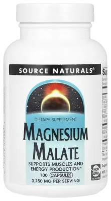 Magnesium Malate 625mg - 100 caps
