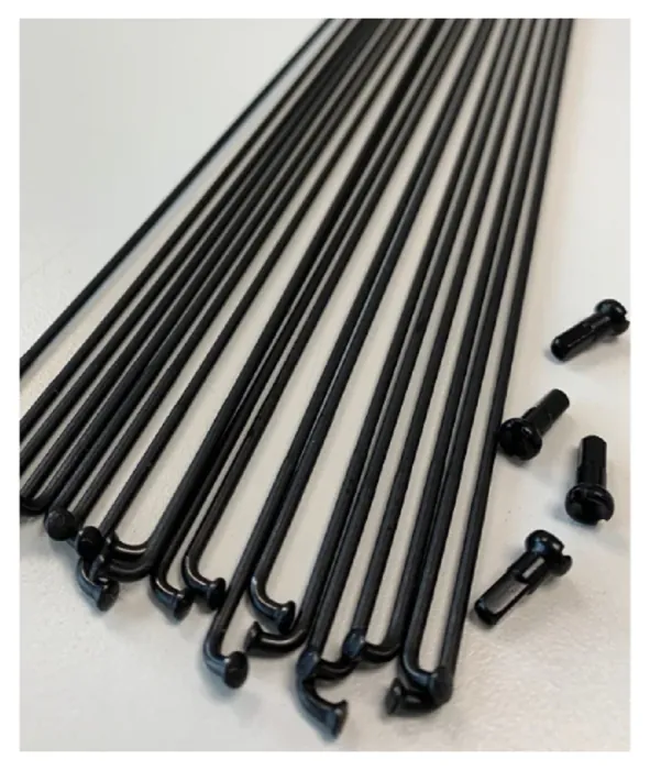 Комплект спиц с ниппелями SPANK 359 29" J-Hook 2.2/1.8/2.0, 292mm 17pcs / 289mm 17pcs, 34pcs Black