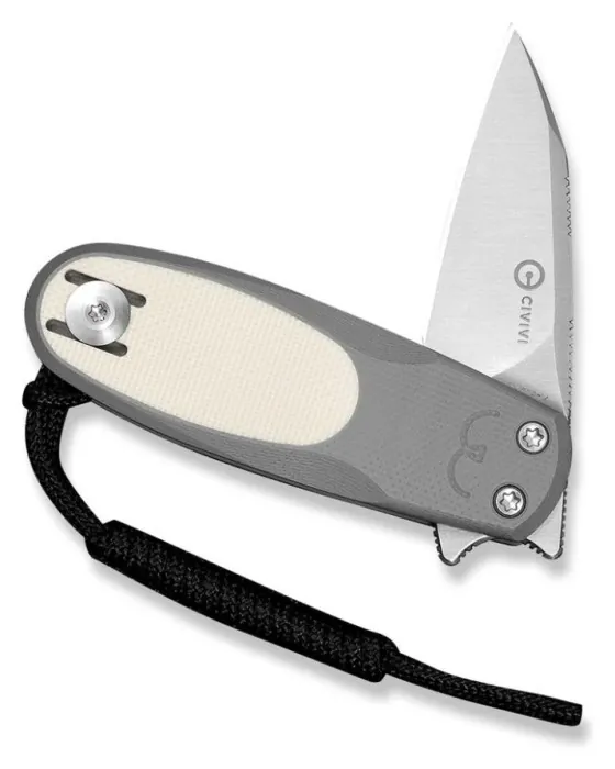 Нож складной карманный Civivi Purr, (4.65 см) Nitro-V / G10 серый/айвори