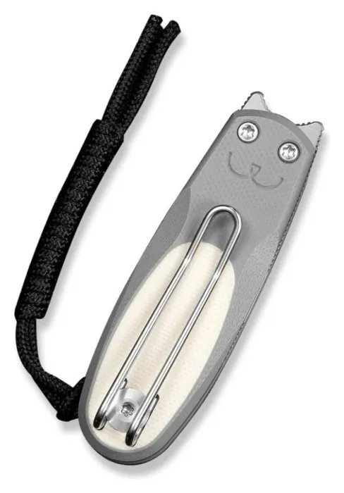 Нож складной карманный Civivi Purr, (4.65 см) Nitro-V / G10 серый/айвори