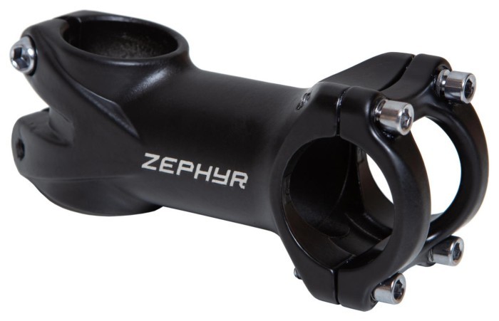 Вынес руль Алюминий безрезьб. 1-1/8" 31.8мм длина - 80мм 0° нерегулируемый JIASHIHE JSH-306 черный (матовый) logo Zephyr