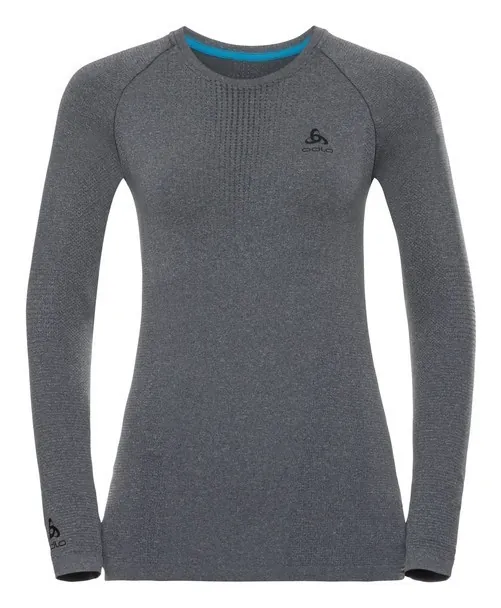 Термофутболка ODLO ( 188031 ) BL TOP Crew neck l/s PERFORMANCE WARM 2020