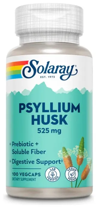 Psyllium Husk 525mg - 100 vcaps (поврежденная этикетка)