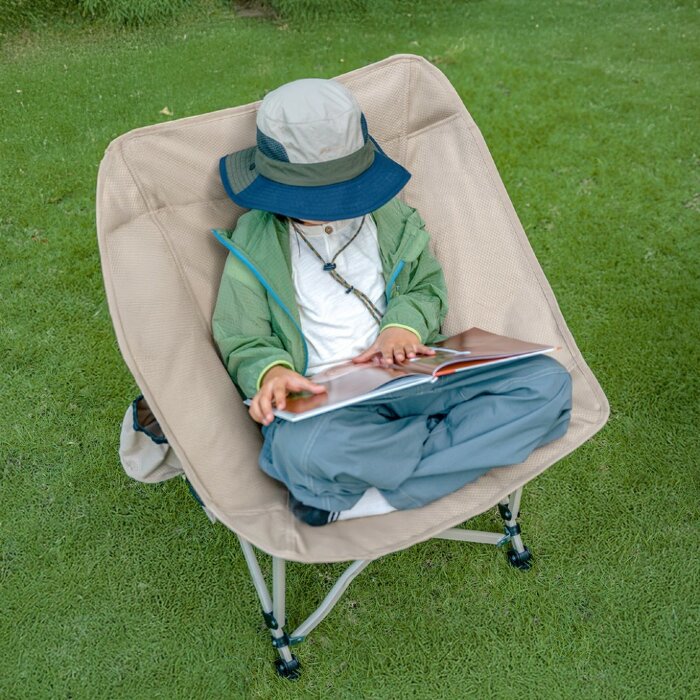 Стул складной Naturehike Stellaluna T04 CNK2550JJ022, углеродистая сталь, хаки