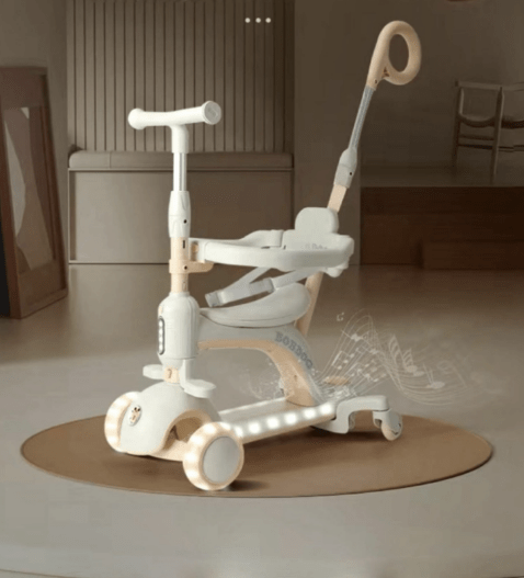 самокат Maraton CITY LINE Smart Baby 669 Трансформер микс, Молниеносный