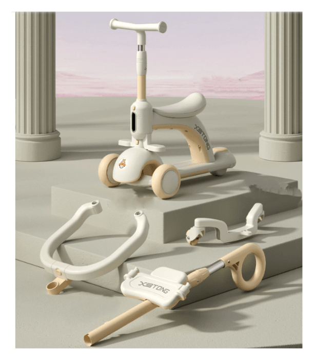 самокат Maraton CITY LINE Smart Baby 669 Трансформер микс, Молниеносный