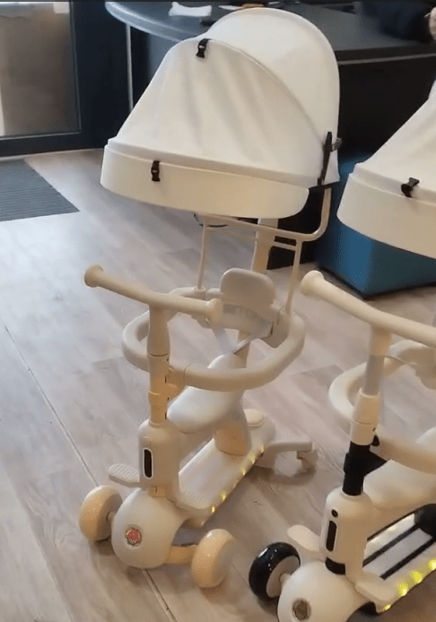 самокат Maraton CITY LINE Smart Baby 669 Трансформер микс, Молниеносный