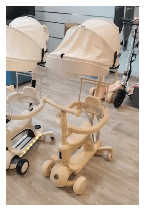 самокат Maraton CITY LINE Smart Baby 669 Трансформер микс, Молниеносный