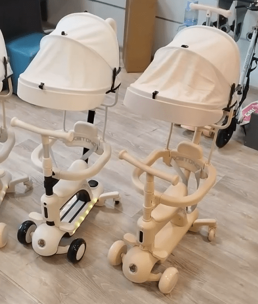 самокат Maraton CITY LINE Smart Baby 669 Трансформер микс, Молниеносный