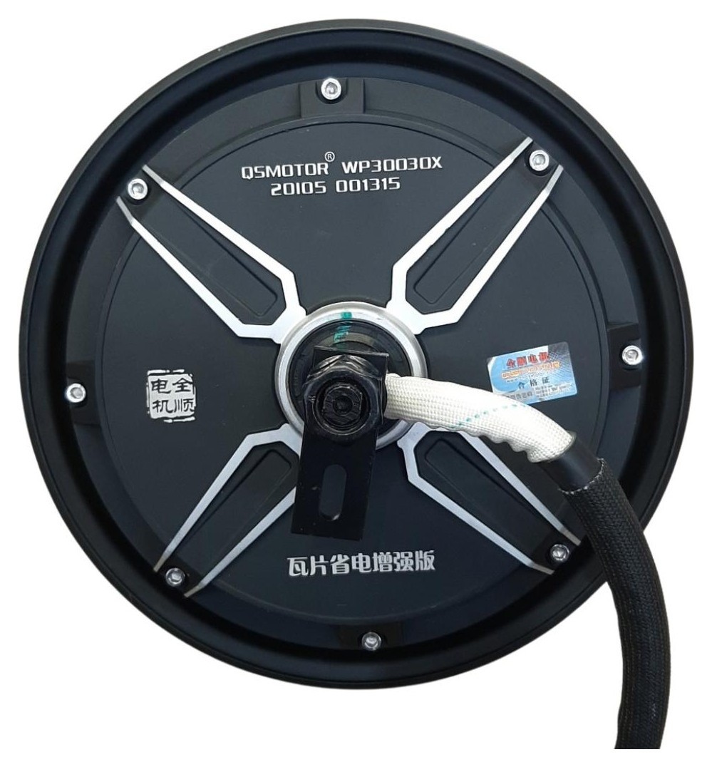 Мотор-колесо QS 205 V3 72В 3000Вт 50H прямой привод, под шину 12*3,5