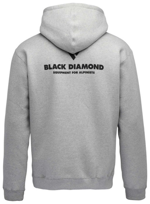 Худые мужские Black Diamond M Equipment For Alpinists Pullover Hoody, Nickel Heather, XL