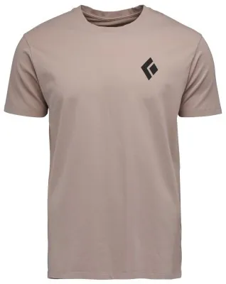 Футболка мужская Black Diamond M Equipment For Alpinist SS Tee, Pale Mauve, M