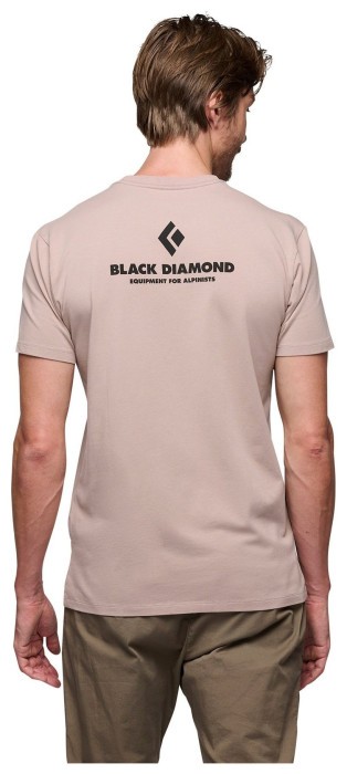 Футболка мужская Black Diamond M Equipment For Alpinist SS Tee, Pale Mauve, M