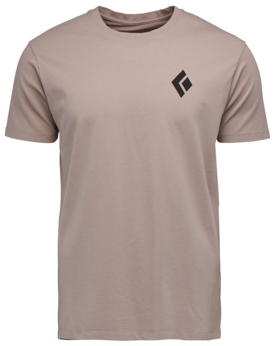 Футболка мужская Black Diamond M Equipment For Alpinist SS Tee, Pale Mauve, M