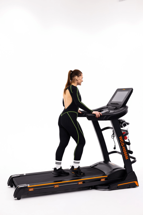Бігова доріжка електрична WCG-H086M PRO 15.6" LСD Wi-Fi Android + Масажер, укр, укр
