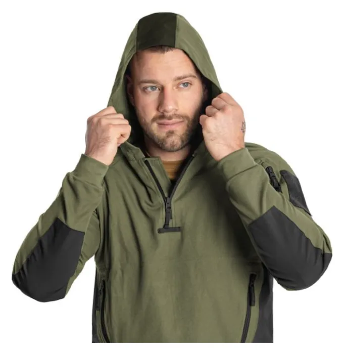 Кофта тактична Helikon-Tex RANGE HOODIE - TopCool, оливковий, розмір XXL