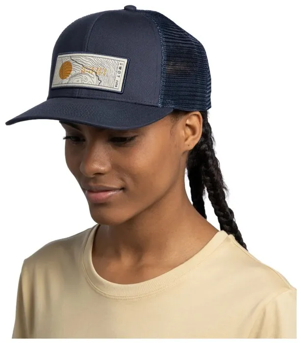 Кепка Buff Explorer Trucker Cap, Lewen Navy, L/XL