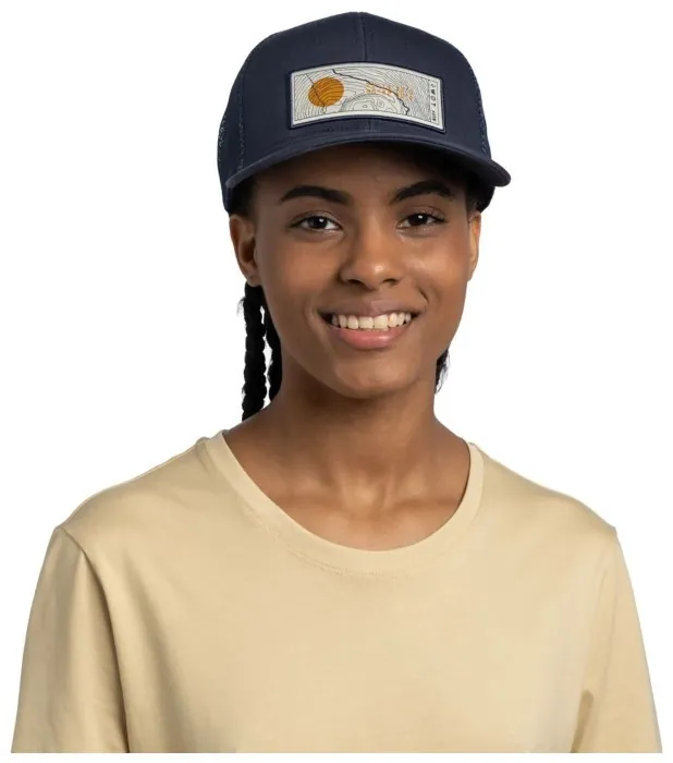 Кепка Buff Explorer Trucker Cap, Lewen Navy, L/XL