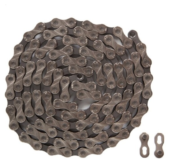 Ланцюг 9ск. 116зв. silver/gray КМС X9 із замком, укр