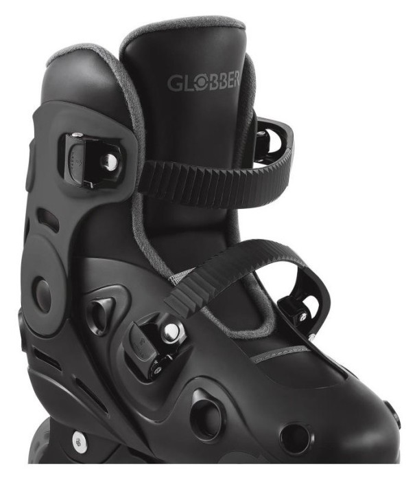 Роликові ковзани GLOBBER GO SCATES LIGHTS сірі р.34-37, до 60кг, 5+, укр, укр