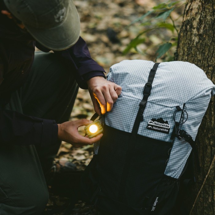 Ліхтар наключний Naturehike CNK2450ZM014, бежевий, укр, укр