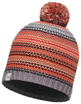 Шапка детская (8-12) Buff Junior Knitted & Polar Hat Amity, Grey Castlerock