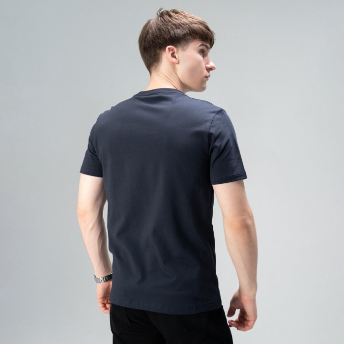 Футболка Slavni мужская повседневная темно-синяя, Футболка Slavni Unity мужская хлопковая темно-синяя