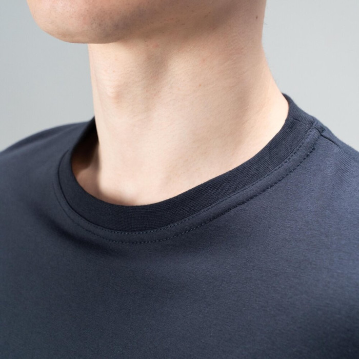 Футболка Slavni мужская повседневная темно-синяя, Футболка Slavni Unity мужская хлопковая темно-синяя