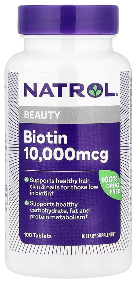 Biotin 10,000mcg - 100 tabs (DSN_100-25-6725399-20)