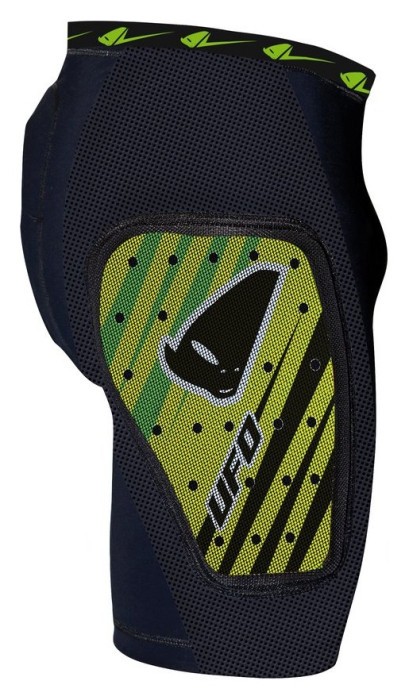 Шорты защитные спортивные UFO KOMBAT SOFT PADDED SHORTS L Black (PI02354)