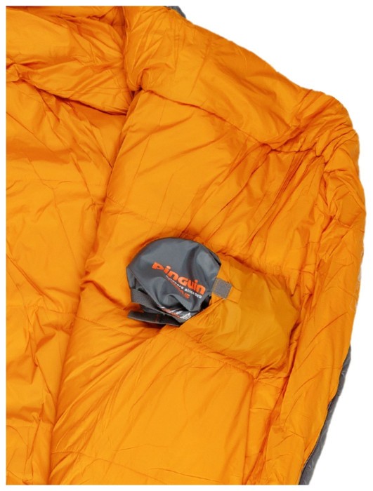 Спальный мешок Pinguin Topas (-1/-7°C), 185 см - Right Zip, Grey (PNG 231281) 2020
