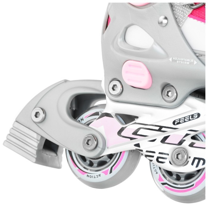 Раздвижные ролики Action ANNY/Pink/33-36