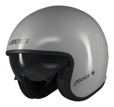 Мотошолом AXXIS HORNET SV S Solid A2 Gloss Grey