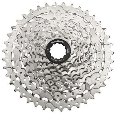 Кассета 9-k 11-40T SUN RACE MTB M990 алюминиевый паук, Nickel