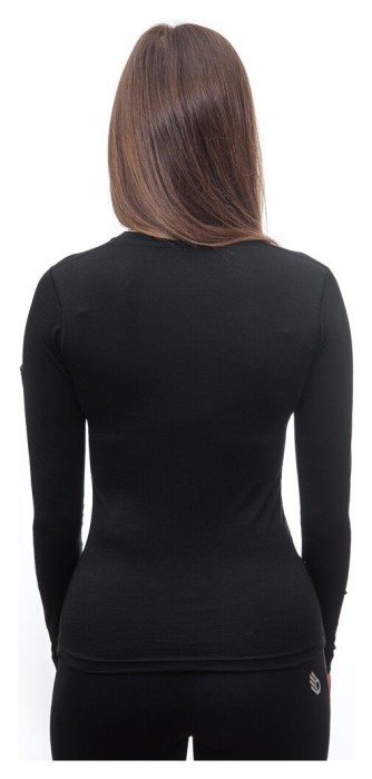 Термофутболка жіноча Sensor Merino Active LS black 11109024, SW11MA-black-S