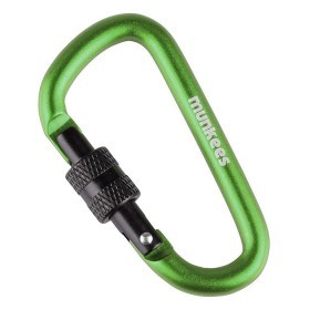 Munkees 3246 карабін D with Screw Lock 6 mm x 60 mm green green