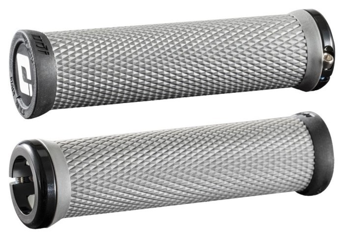 Гріпси ODI Elite Motion Black/Graphite w/Black clamp (графітові з чорними замками), укр, укр