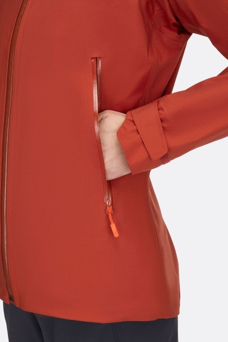 Мембранна куртка жіноча Rab Firewall Light Jacket Wmns, Watermelon