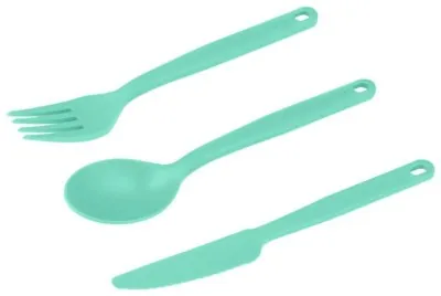 Набір столового приладдя Sea to Summit Camp Cutlery Set 3P, Cabbage, 3 предмети
