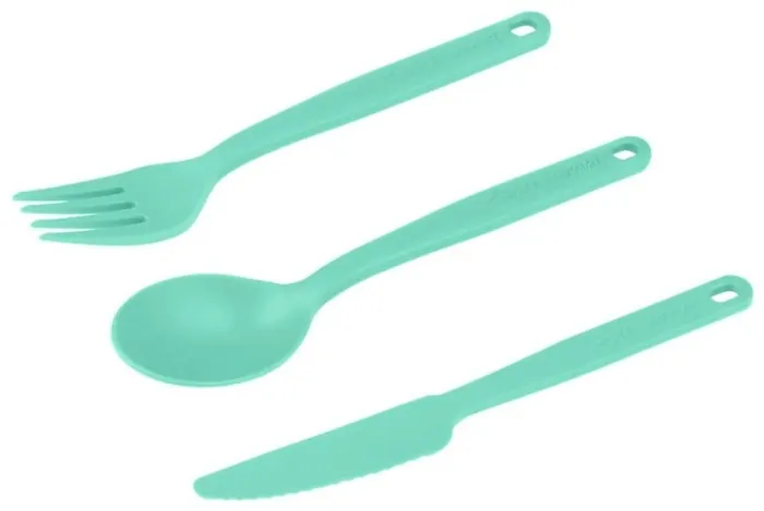 Набір столового приладдя Sea to Summit Camp Cutlery Set 3P, Cabbage, 3 предмети